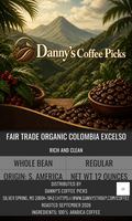 Fair Trade Organic Colombia Excelso