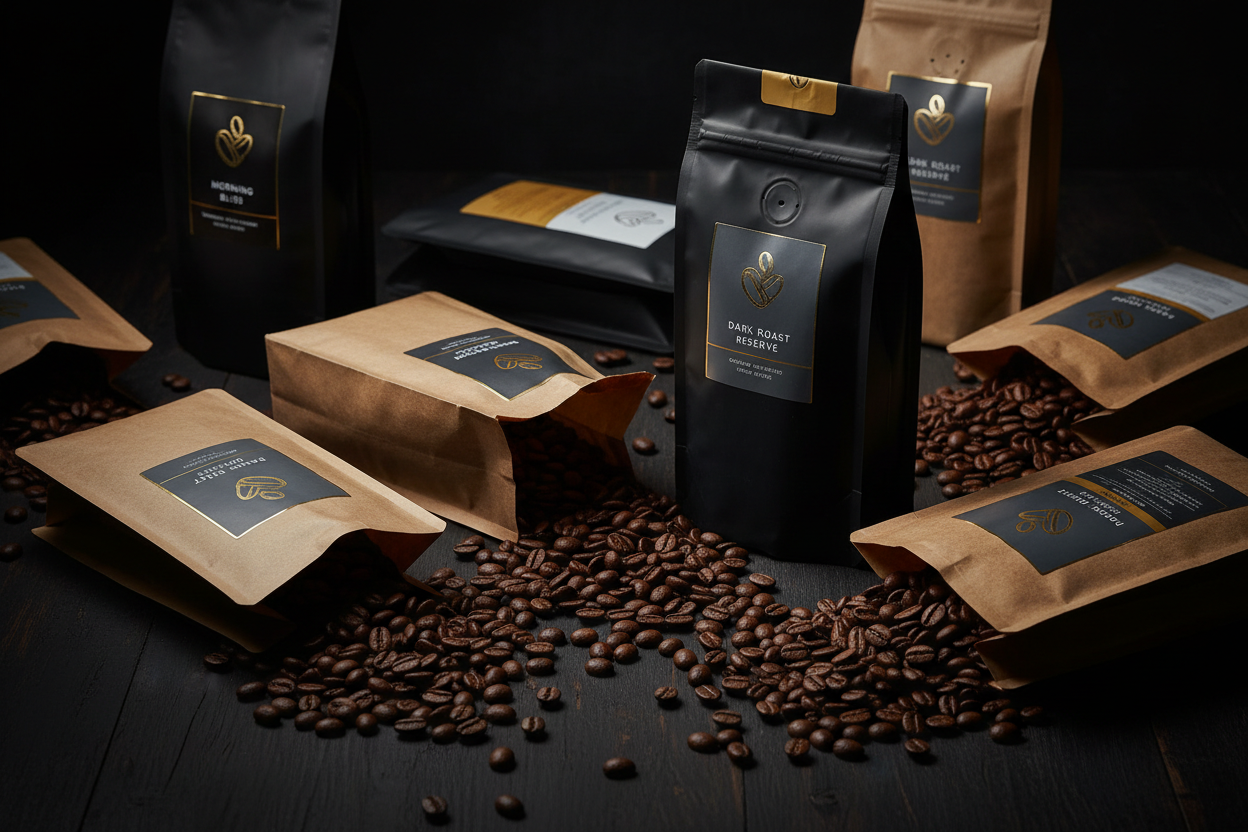 Premium Coffee Bags Hero